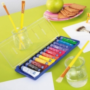 Lot de 12 tubes de gouache
