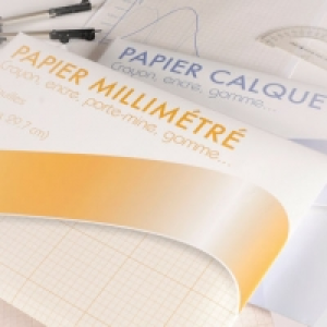 Papier calque ou millim&eacute;tr&eacute;