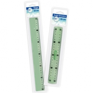 R&egrave;gle en plastique 20 ou 30&nbsp;cm