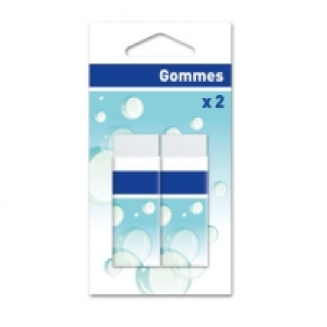 Lot de 2 gommes