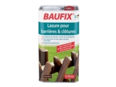 Lasure pour barrières et clôtures