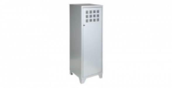 Rangement porte alu sur pieds + 3 étagères