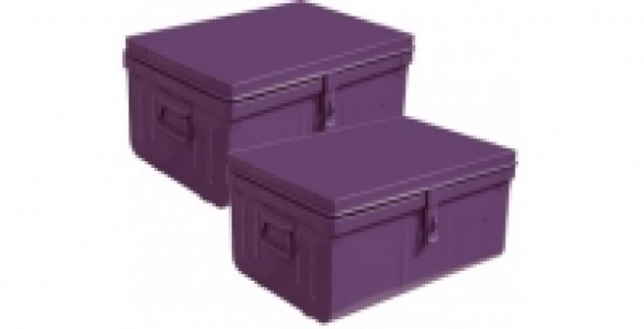 Ensemble de 2 coffres Habitat prune