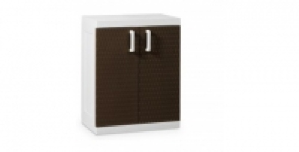 Meuble bas 2 portes Rattan Line M Toomax marron