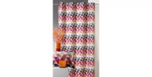 Rideau triangles 140 x 260 Mandarine