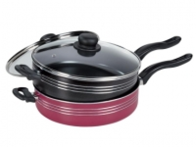 Sauteuse aluminium avec couvercle