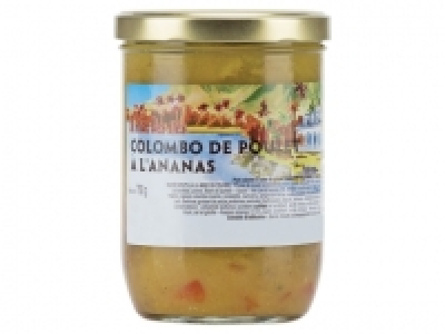 Colombo de poulet à lananas