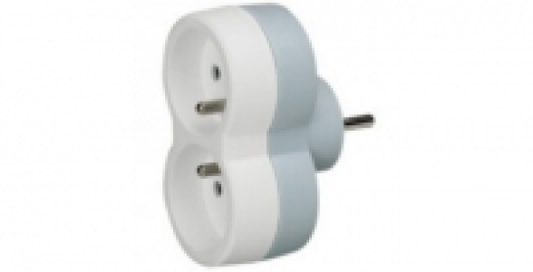 Fiche multiprises 2 prises 2 P+T 16A à sorties frontales LEGRAND