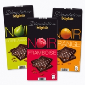 Chocolat noir aux pépites fruitées 0.79 €