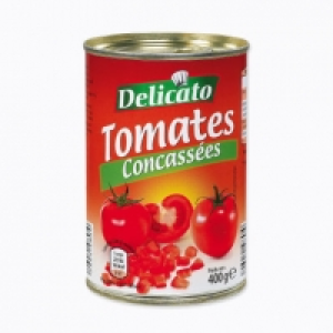 Tomates concassées 0.65 €