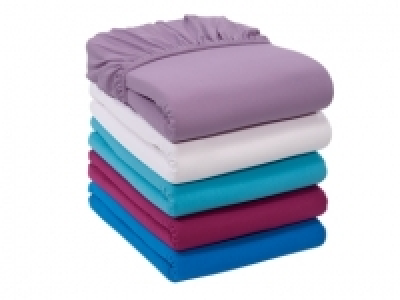 Drap housse coton env. 90 - 100 x 200 x 25 cm