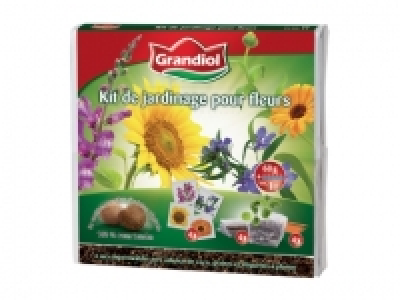 Kit de jardinage pour fleurs, herbes aromatiques ou légumes