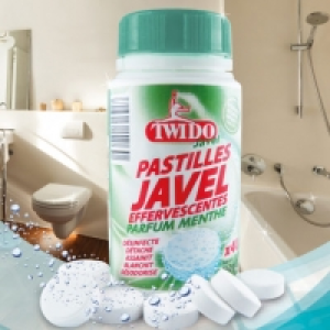 Twido Javel&reg; Tablettes javel parfum&eacute;es x&nbsp;40&nbsp;&sup1; &sup2;
