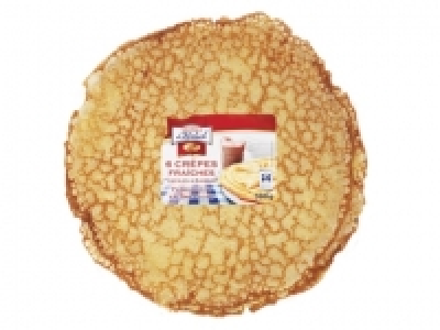 6 crêpes fraîches nature
