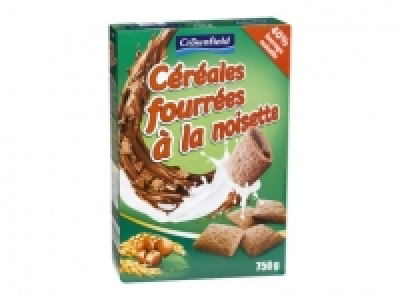 C&eacute;r&eacute;ales four&eacute;es &agrave; la noisette
