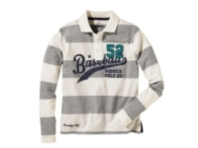 Polo manches longues gar&ccedil;on