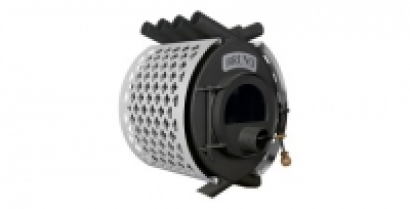 Poêle à bois BRUNO Arcade 15kw Blanc avec échangeur deau de 3 kw
