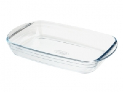 Plat &agrave; four en verre rectangle ou ovale