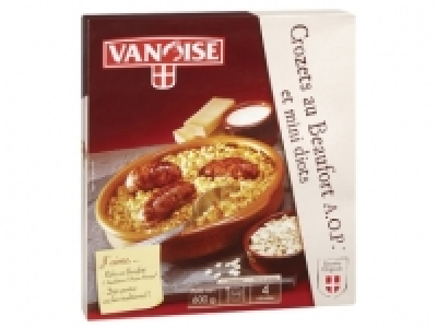 Crozets au Beaufort AOP et mini diots