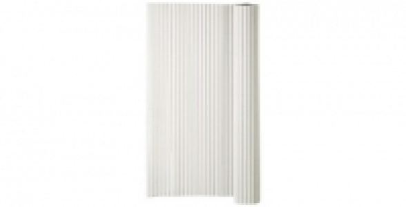 Canisse simple face en PVC blanc L 1 x h 3 m
