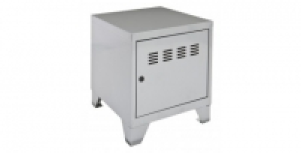 Mini commode 1 porte alu livrée avec 4 pieds