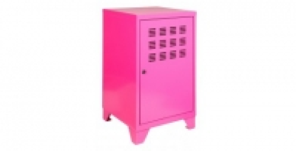 Rangement porte fuschia pieds + 1 étagère