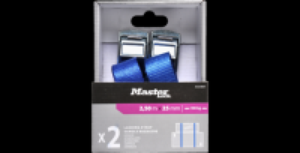 Lot de 2 sangles bagagère 2,5 m x 25 mm.. 5.90 €