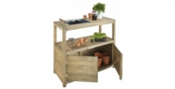 Table de préparation + 2 portes + 1 étagère + 1 bac de préparation 159.90 €