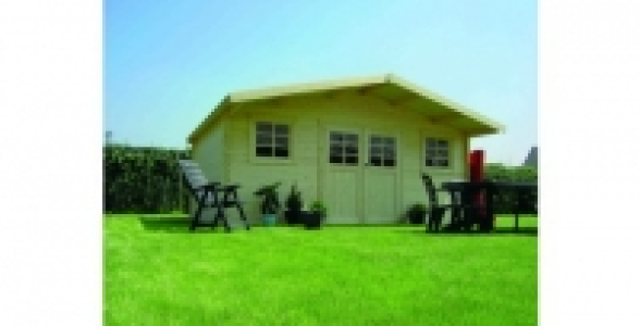 Abri de jardin en bois double porte 17,65 m² Zurich II