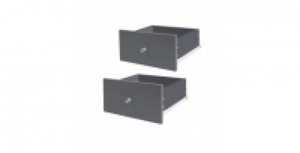 Lot de 2 tiroirs Gris Kasea