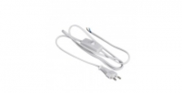 Prolongateur + interrupteur 1,5m blanc 2A 500W BRICELEC