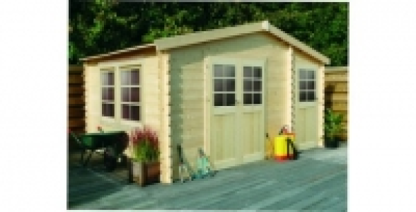 Abri de jardin en bois 11,65 m² Leipzig