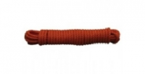 Cordage polypropylène orange D. 10 mm L. 15 m.