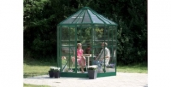 Serre jardin dhiver hexagonal 4,5m² LAMS Hera