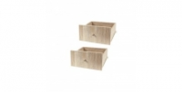 Lot de 2 tiroirs Aspect bois Kasea