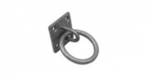 Anneau platine acier zingué D. intérieur 50 mm.