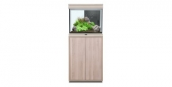 Aquarium Fusion 60 cm éclairage LED Noyer clair
