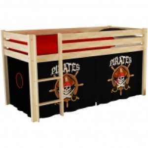 Lit mi-hauteur nature WOODY+textile 9 modèles 259.00 €