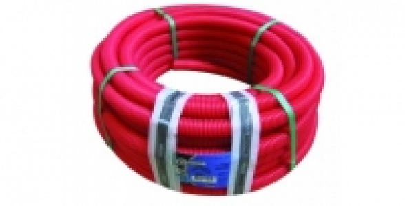 Couronne multicouche 10 m nu D 16 mm Gaine rouge.