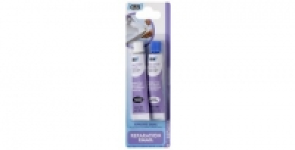 R&eacute;pare &eacute;mail 2x20 g blanc.