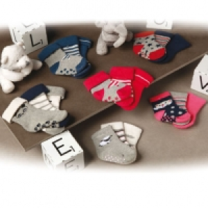 Pocopiano Girl®/pocopiano Boy® Lot de 3 paires de mi-chaussettes bébé