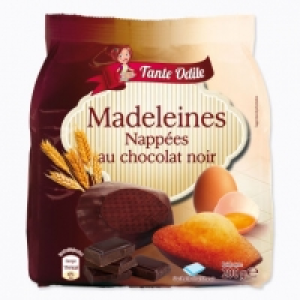 Madeleines nappées de chocolat noir 1.49 €