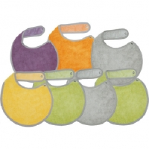 Babycalin Lot x7 bavoirs naissance microfibre