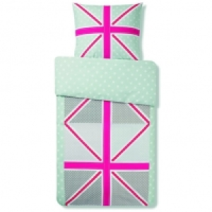 Actuel Parure housse de couette coton DRAPEAU FILLE