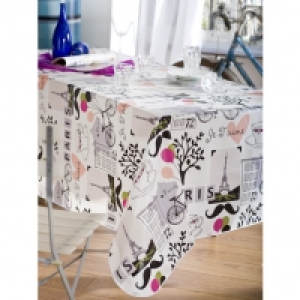 Nappe toile cirée PARIS JE TAIME