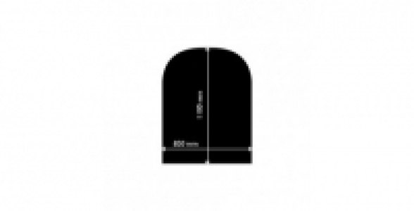 Plaque de sol acier mi-circulaire ADURO