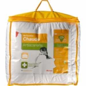 Auchan Couette chaude anti acariens 400g/m&sup2;