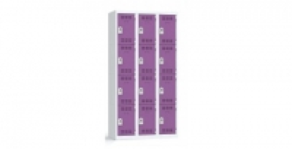 3 colonnes 4 cases superpos&eacute;es 50x90x180cm gris/prune. 669.00&nbsp;&euro;