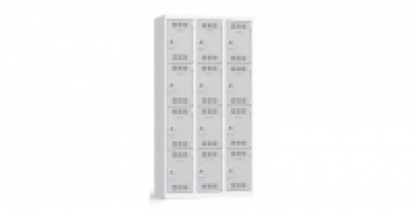 3 colonnes de 4 cases superposées 50x90x180cm gris. 669.00 €