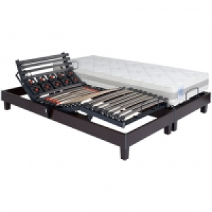 Ensemble TPR mousse Haute Résilience 35 kg/m3 - H21cm - 160x200 cm LUX 1.00 €